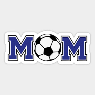 Blue Soccer Mom Sticker